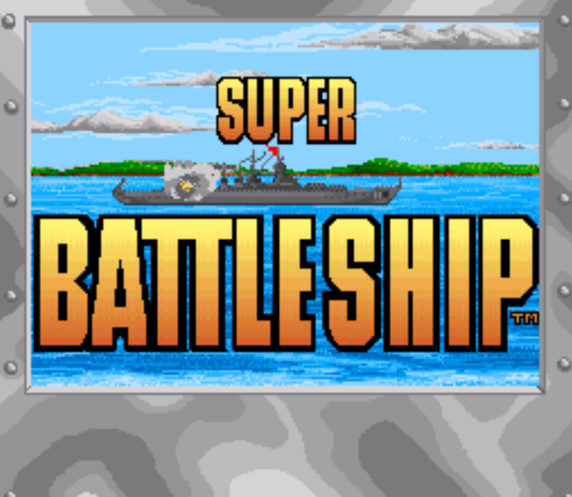 Super Battleship title Screen